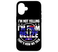 Belizean Pride & Belizean Heritage, Hispanic Belize Flag Case for iPhone 16