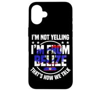 Belizean Pride & Belizean Heritage, Hispanic Belize Flag Case for iPhone 16 Plus