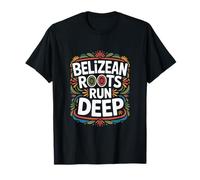 Belizean Pride Belizean Roots Run DEEP Tradition T-Shirt