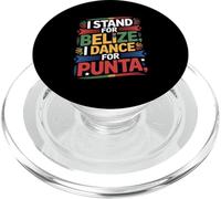 Belizean Pride "I Stand For Belize" Patriotism PopSockets PopGrip for MagSafe