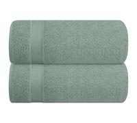 Belizzi Home Cotton 2 Pack Oversized Bath Sheet 35x70, Large Bath Sheet, Ultra Soft, Absorbent, Compact, Eco-Friendly, Recyclable, Quick Drying and Lightweight Towel - Jade