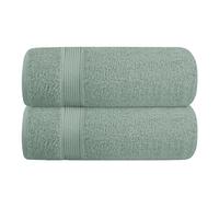 BELIZZI HOME Cotton 2 Pack Oversized Bath Towel Set 28x55 inches, Large Bath Towels, Ultra Absorbant Compact Quickdry & Lightweight Towel, Ideal for Gym Travel Camp Pool - Jade