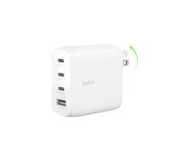 Belkin 112W 4-Port GaN Charger Block, USB-C Power Delivery Super Fast Charging & USB-A Port for MacBook, Samsung Galaxy S25, Apple iPhone 16, iPad, Google Pixel, Nintendo Switch 2 & More
