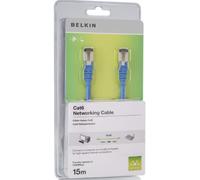 Belkin 15m RJ45 Male to Male CAT 6 Snagless Patch Cable - Blue