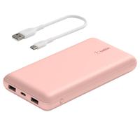 Belkin 15W 20000mAh Portable Power Bank - Rose Gold