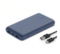 Belkin 15W 20000mAh Portable Power Bank with USB-C Cable - Blue