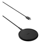 Belkin Wireless Charging Pad 15W - Qi Charger, Charging Station for Apple iPhone 16, iPhone 15/14/13 Series, AirPods, Samsung Galaxy S25, Galaxy S24, Pixel - 5ft Cable Included (No PSU) - Black