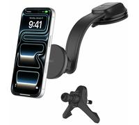 Belkin 15W Qi2 MagSafe Compatible Dash & Vent Mount Charger - Black