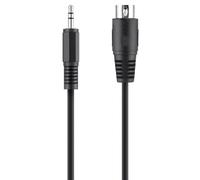 Belkin 1m Audio Stereo Cable 3.5mm Male/Male - Black