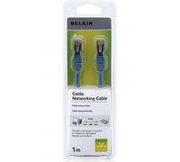 Belkin 1m RJ45 Male to Male Fast CAT5e Snagless Patch Cable - Blue