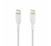 Belkin BoostCharge Braided USB-C to USB-C Cable 1 Metre White, none