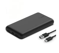 Belkin 20000mAh Portable Power Bank, Precharged, 15W with USB C Cable - Black