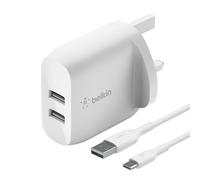 Belkin WCE001MY1MWH mobile device charger Universal White AC Indoor