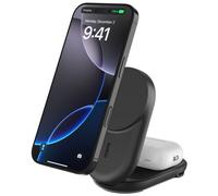 Belkin 25W Qi2 2-In-1 MagSafe Compatible Foldable Wireless Charger Dock - Black
