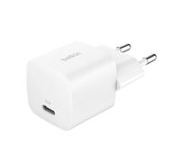 Belkin 25W USB-C Power Delivery BoostCharge Compact Wall Charger, White