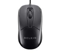 Belkin 3-Button Wired USB Optical Mouse with 5-Foot Cord, Compatible with PCs, Macs, Desktops and Laptops