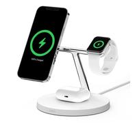 Belkin 3 in 1 MagSafe Wireless Charger Stand 15W - White