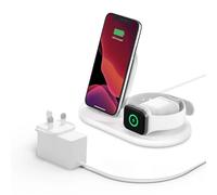 Belkin 3 in 1 Wireless Charger Stand Including Plug - White