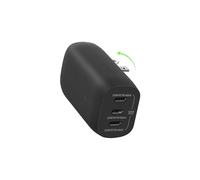 Belkin 3-Port USB C Charger Block w/PPS 67W, USB-C PD 3.1 Super Fast Charging - Samsung Galaxy S25, Apple iPhone 17, Air, Pro, Pro Max, MacBook Pro, AirPods, Nintendo Switch 2, etc. - Black