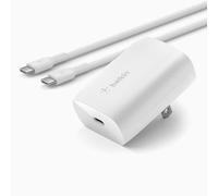 Belkin 30W USB-C Wall Charger with USB-C to C Cable, PPS, PowerDelivery, USB-IF PD 3.0 Certified Fast Charge for Apple iPhone 16 Series, iPad Pro, Samsung Galaxy S24, Google Pixel, and