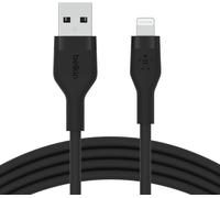 Belkin 3m BoostCharge Flex Silicone USB Charging Cable for iPhone15 14 13 12 iPa