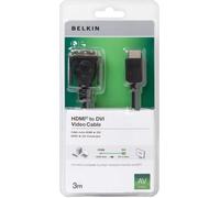 Belkin 3m Gold DVI to HDMI Single Link Cable - Charcoal