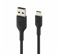Belkin 3m USB A to USB C Braided Cable 15W - Black