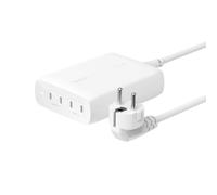 Belkin 4-Port USB-C GAN 200W PD and PPS Wall Charger with LED Indicator, White