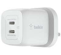 Belkin 45W Power Delivery Dual USB-C GaN Wall Charger-White