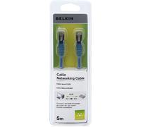 Belkin 5m RJ45 Male to Male Fast CAT5e Snagless Patch Cable - Blue