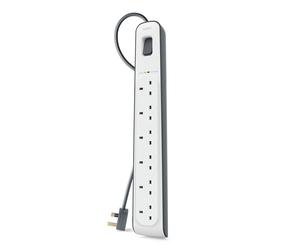 Belkin 6 Socket 2m Surge Protected Extension Lead