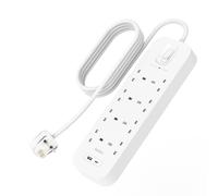 Belkin 8-Outlet Surge Protector Power Strip, Wall-