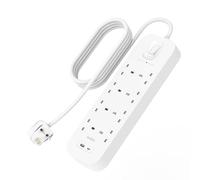 Belkin 8 Socket 2m USB A & C Surge Protected Extension Lead