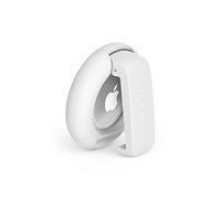 Belkin AirTag Case with Clip, Secure Holder Protective Cover Key Chain, Key Ring for Apple AirTag with Scratch Resistance Accessory - White