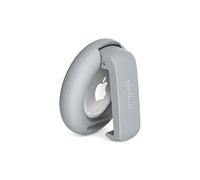 Belkin AirTag Case with Clip, Secure Holder Protective Cover Key Chain, Key Ring for Apple AirTag with Scratch Resistance Accessory - Light grey