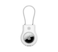 Belkin AirTag Case With Wire Cable, Secure Holder Protective Cover Air Tag, Scratch Resistance, AirTag Accessory - (White)