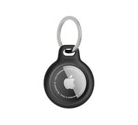 Belkin Apple AirTag Holder with Key Ring, Secure Case for AirTag - Black | Secure Case with Key Ring for AirTag 1st and 2nd Gen, Durable, Scratch-Resistant, Open Face and Raised Edges, Twist-and-Lock