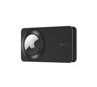 Belkin Apple AirTag Secure Wallet Insert, Thin AirTag Wallet Holder, Accessories for Apple AirTag - Ultra Slim & Flexible Credit Card Size Insert for Purse, Handbag, Pocket, Backpack - Black (2-Pack)