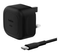 Belkin Boost Charge 45W USB C UK Wall Charger with USB C to C Cable Black - WCA013my1MBK-B6