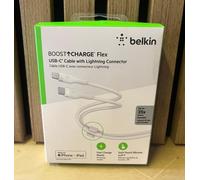 Belkin CAA009BT2MWH USB cable 2 m USB C USB C/Lightning White