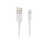 Belkin BOOST CHARGE Lightning to USB-A Cable - Braided - 1m - White
