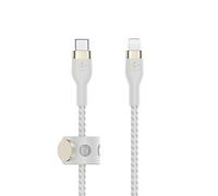 Belkin BOOST CHARGE PRO Flex Charging Cable USB-C Male Apple Lightning 1 m White