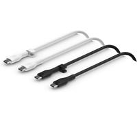 Belkin Boost Flex silicone USB C Charger Cable USB-IF for iPhone 15 16 1m 2 Pack