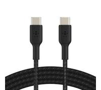 Belkin BoostCharge (6.6ft) Braided USB-C to USB-C Cable for iPhone, Galaxy, Pixel, iPad Pro & More - Black