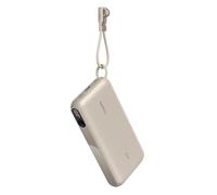 Belkin BoostCharge 20000mAh Power Bank with Digital Battery Display - Sand | 20K Portable Charger, 2 x USB C and 1 x A Port, 20W, Air-Travel Friendly, Pre-Charged, Detachable USB-C Cable Included