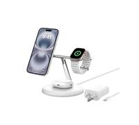 Belkin WIZ023MYWH mobile device charger Headphones Smartphone Smartwatch White USB Wireless charging Indoor