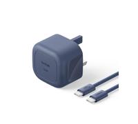 Belkin BoostCharge 30W USB C Charger with GaN + 2M Braided USB C Cable | Compact GaN Fast Charging, USB-C PD, USB Plug iPhone Charger for MacBook Neo, iPad, Samsung Galaxy, Google Pixel, AirPods
