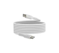 Belkin BoostCharge (6.6ft) Braided USB-C to USB-C Cable for iPhone 16, iPhone 16 Pro, iPhone 16 Pro Max, iPhone 16 Plus, iPhone 15, Galaxy S24, S23, Note10, Pixel 9, Pixel 8, iPad Pro & More - White
