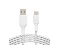 Belkin BoostCharge Braided USB-C to USB-A Cable 1m White (CAB002BT1MWH)