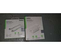 Belkin BoostCharge 25W Wall Charger with PPS, USB Plug with USB-C Power Delivery, Fast Travel USB Charger for iPhone 17, Air, Samsung Galaxy S25, iPad, Pixel, tablets and more - White